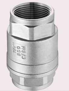 Van 1 chiều inox lò xo