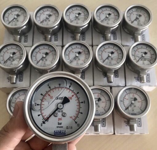 Đồng hồ báo áp suất dầu wika