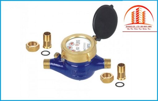 Đồng hồ đo lưu lượng nước mini nối ren dạng cơ