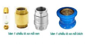 Van 1 chiều lò xo