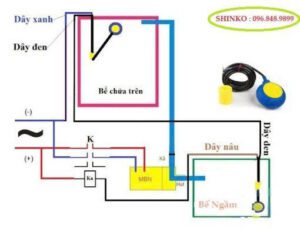 Cách lắp đặt van phao điện chống cạn máy bơm