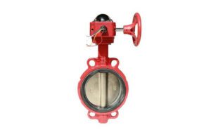 Van bướm kèm công tắc giám sát DN100