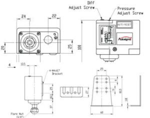 Catalogue công tắc áp lực Autosigma HS206
