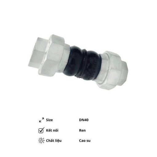 Khớp nối mềm cao su D40