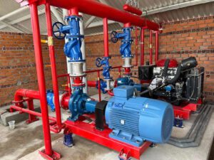 Lò xo chống rung đặt sàn