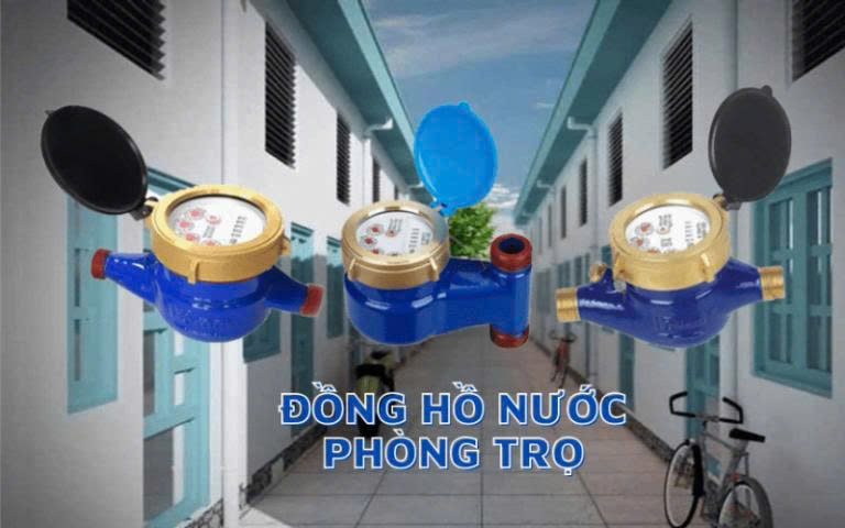 Cách lắp đồng hồ nước phòng trọ