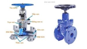 Cấu tạo của van cửa gang