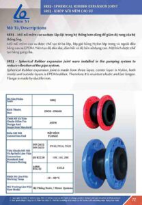 Cấu tạo của khớp nối mềm cao su shinyi